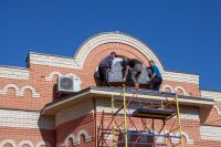 Мозаичное панно на фасад административного здания Мозаичное панно на фасад административного здания