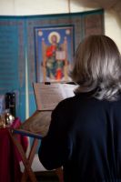 Литургия в Михайло-Архангельском военно-полевом храме Литургия в Михайло-Архангельском военно-полевом храме