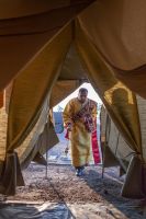 Литургия в Михайло-Архангельском военно-полевом храме Литургия в Михайло-Архангельском военно-полевом храме