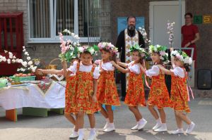 Освящение плодов в детсадах