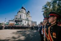 Перезахоронение останков казачьих генералов