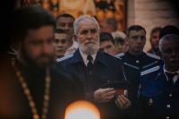 Перезахоронение останков казачьих генералов