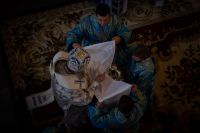 Перезахоронение останков казачьих генералов