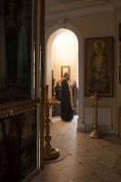 Панихида у гробницы Иоанна Домовского Панихида у гробницы Иоанна Домовского