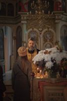 Панихида у гробницы Иоанна Домовского Панихида у гробницы Иоанна Домовского