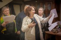 Репетиция нового спектакля Репетиция нового спектакля