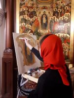 Иконописная практика студентов ДДС Иконописная практика студентов ДДС