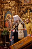 Литургия в Воскресенском войсковом соборе