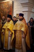 Литургия в Воскресенском войсковом соборе