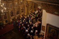 Литургия в Воскресенском войсковом соборе