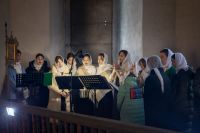 Литургия в Воскресенском войсковом соборе