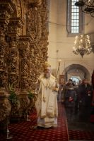 Литургия в Воскресенском войсковом соборе