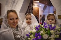 Литургия в Воскресенском войсковом соборе