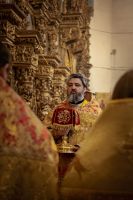 Литургия в Воскресенском войсковом соборе