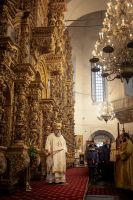 Литургия в Воскресенском войсковом соборе