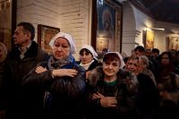 Литургия в Воскресенском войсковом соборе