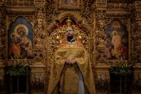 Литургия в Воскресенском войсковом соборе