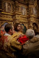 Литургия в Воскресенском войсковом соборе