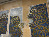 Мозаика на входе в храм