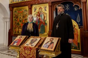 Походные иконы Александра Невского и Иоанна Русского