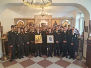 Литургия в кадетском корпусе Литургия в кадетском корпусе