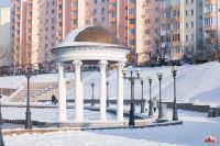 В Георгиевском парке настоящая зима