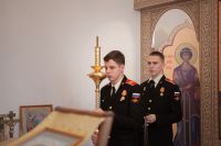 Литургия в кадетском корпусе