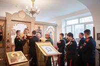 Литургия в кадетском корпусе