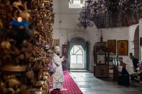 Богослужения Лазаревой субботы в соборе