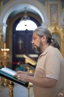 Протоиерей Валерий Волощук совершил молебен с акафистом перед чтимым образом Донской иконы Божией Матери