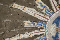 В ротонде Георгиевского парка создаётся мозаика с образом Духа Святого в виде голубя.