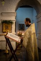 В Воскресенском войсковом соборе прошли богослужения навечерия Рождества Христова.