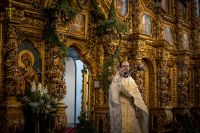 В Воскресенском войсковом соборе прошли богослужения навечерия Рождества Христова.