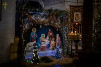 В Воскресенском войсковом соборе прошли богослужения навечерия Рождества Христова.