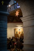 В Воскресенском войсковом соборе прошли богослужения навечерия Рождества Христова.