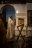 В Воскресенском войсковом соборе прошли богослужения навечерия Рождества Христова.