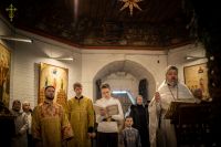 В Воскресенском войсковом соборе прошли богослужения навечерия Рождества Христова.