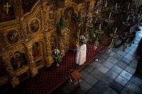 В Воскресенском войсковом соборе прошли богослужения навечерия Рождества Христова.