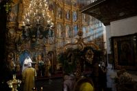 В Воскресенском войсковом соборе прошли богослужения навечерия Рождества Христова.