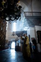 В Воскресенском войсковом соборе прошли богослужения навечерия Рождества Христова.