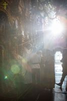 В Воскресенском войсковом соборе прошли богослужения навечерия Рождества Христова.