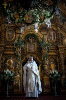 В Воскресенском войсковом соборе прошли богослужения навечерия Рождества Христова.