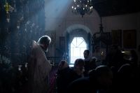 В Воскресенском войсковом соборе прошли богослужения навечерия Рождества Христова.