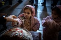 В Воскресенском войсковом соборе прошли богослужения навечерия Рождества Христова.