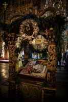 В Воскресенском войсковом соборе прошли богослужения навечерия Рождества Христова.