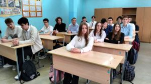 встреча иерея Алексия Овчинникова с учениками МБОУ "Лицей 103"