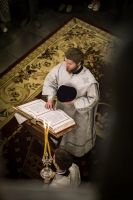 Епископ Таганрогский Артемий совершил Божественную литургию в войсковом соборе Воскресения Христова