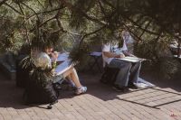 Лето - активная пора пленэров на подворье нашего храма.