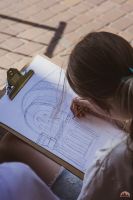 Лето - активная пора пленэров на подворье нашего храма.