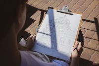 Лето - активная пора пленэров на подворье нашего храма.